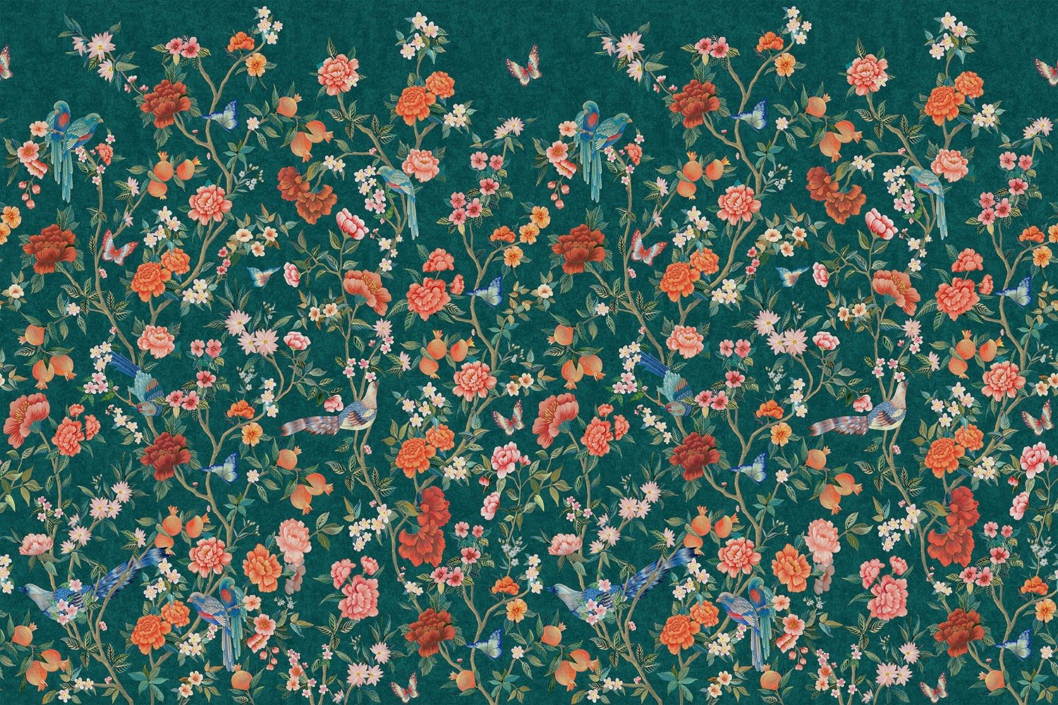 Imagen de Imperial Gardens teal - 99511